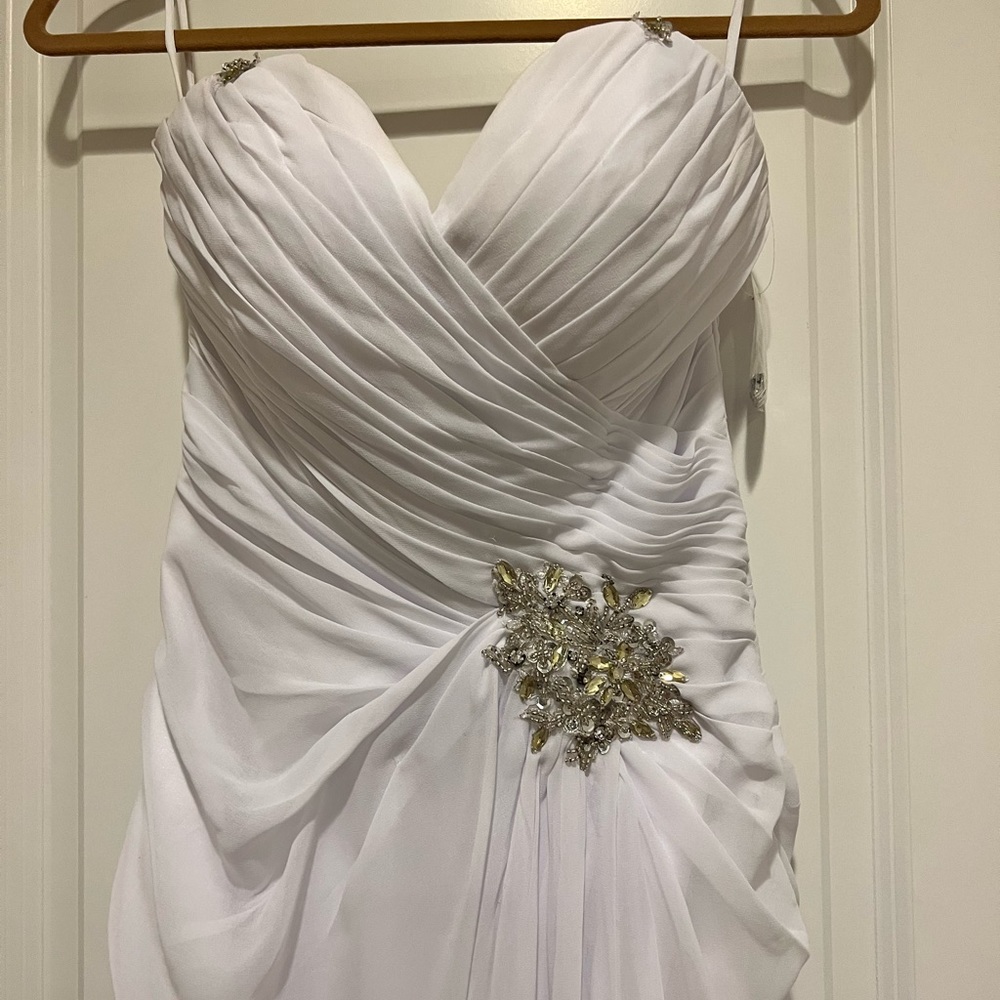 Beach Wedding Dress, White NEW & NEVER WORN NWOT